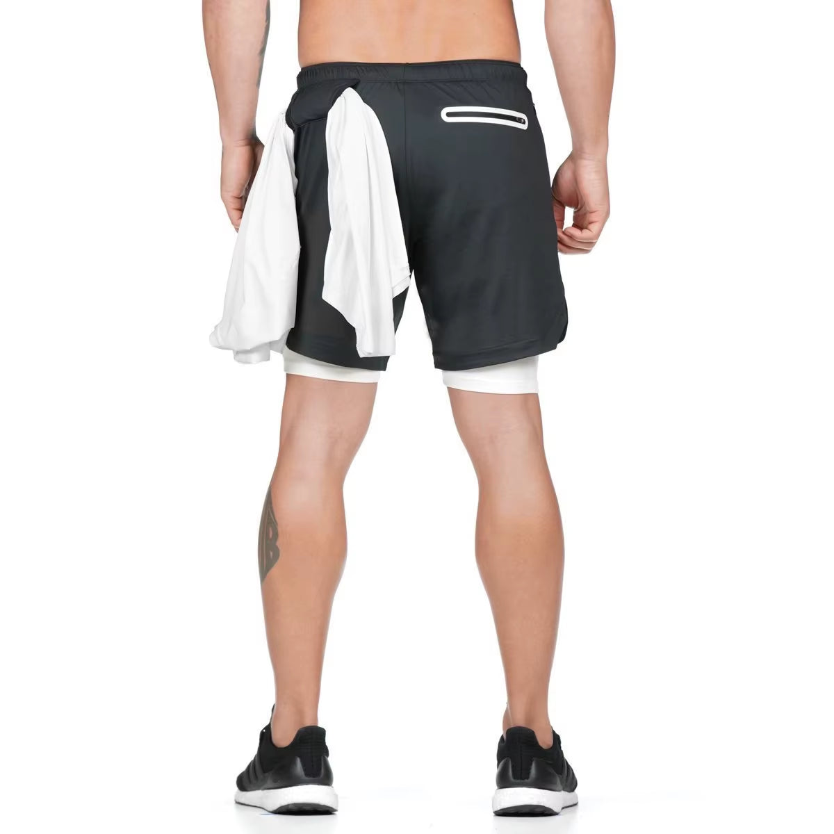 Camo Running Shorts Men Gym Sports Shorts 2 in 1 Quick Dry Workout Training Gym Fitness Jogging Short Pants Summer Men Shorts